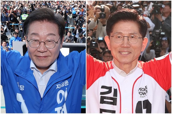 노동자 출신의 두 대선 후보가 상반된 노동 공약을 발표해 관심을 끌고 있다. ⓒ 연합뉴스