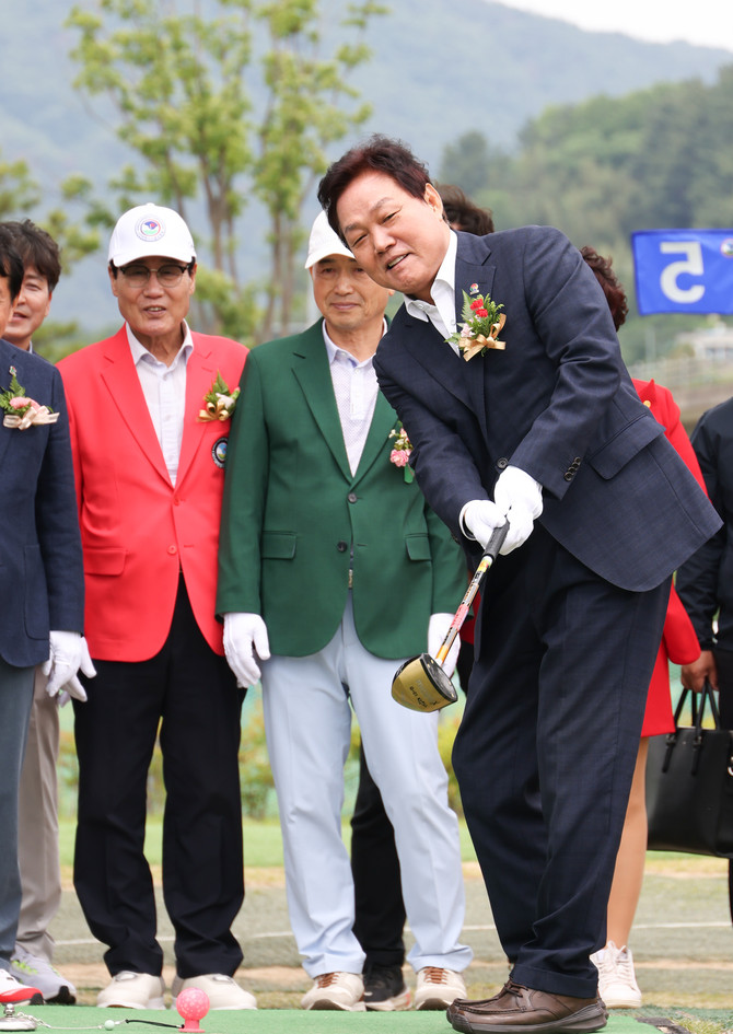 박완수 경남도지사 파크골프 인프라 확충 위해 노력할 것. ⓒ 경남도