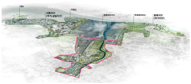송산그린시티 위치도. © 대방건설