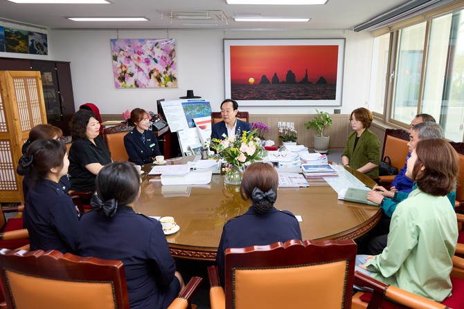 통영시녹색어머니회 '2025년 그린로드대장정 발대식' 개최. ⓒ 통영시