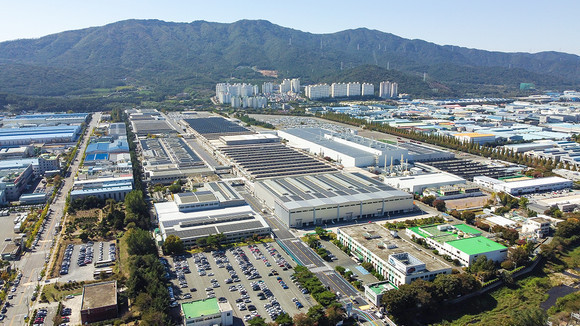 한국GM 창원공장 전경. ⓒ 한국GM