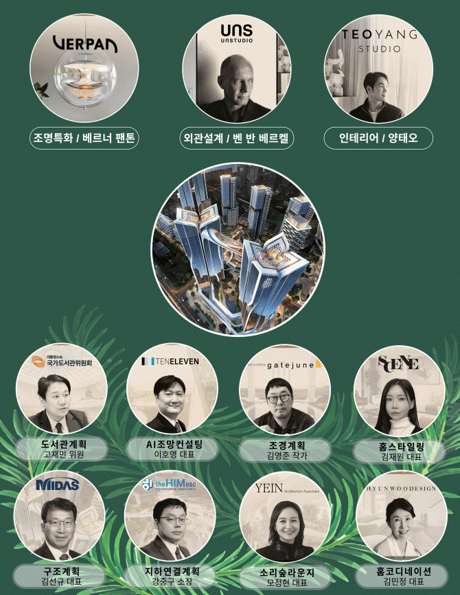 오티에르 용산 협업 국내외 11인 마스터. © 포스코이앤씨