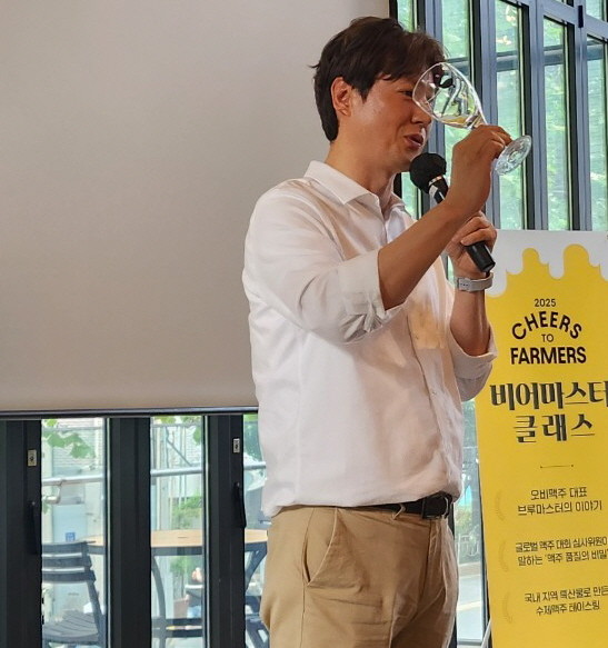 윤정훈 오비맥주 상무. = 추민선 기자