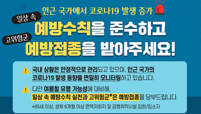 코로나19 예방수칙 안내문. ⓒ 김포시