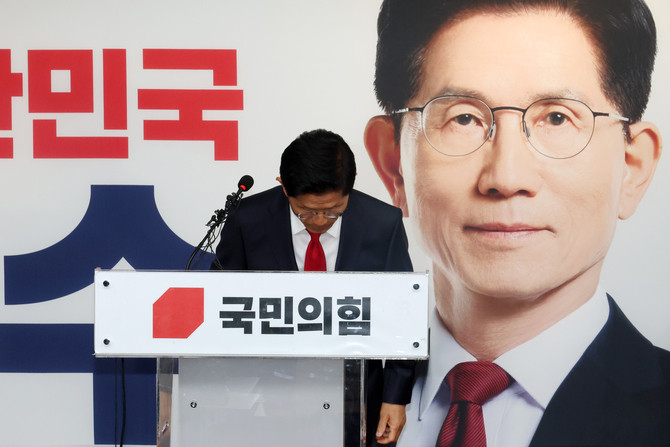 김문수 국민의힘 제21대 대통령 선거 후보가 패배를 승복했다. ⓒ 연합뉴스