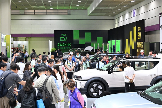 EV 트렌드 코리아 2025가 서울 코엑스에서 개막헀다. ⓒ EV 트렌드 코리아 2025