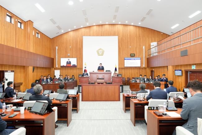 제291회 경주시의회 제1차 정례회 제1차 본회의 개회. ⓒ 경주시의회