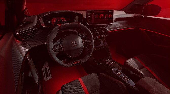 푸조 e-208 GTi 인테리어. ⓒ 스텔란티스 코리아