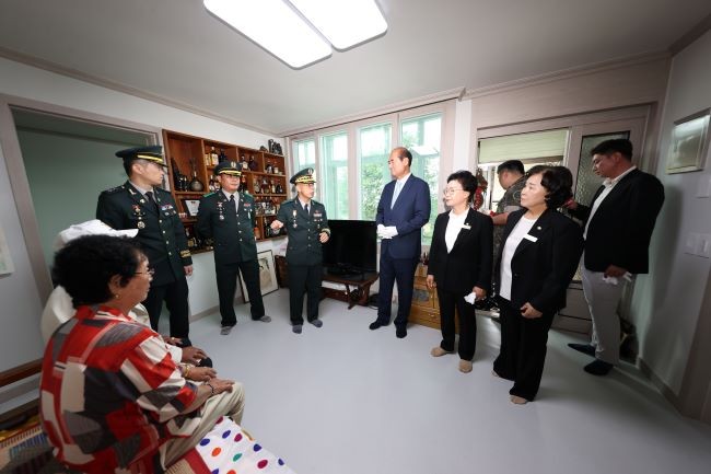 상주시와 육군 제50보병사단은 6·25 참전용사로 전쟁 후 10년간 군복무를 한 최점배 씨를 위한 나라사랑 보금자리를 마련했다. ⓒ 상주시