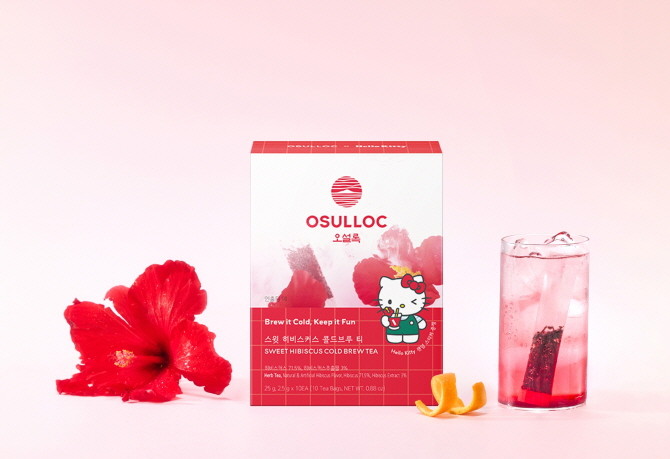 오설록이 글로벌 캐릭터 헬로키티(Hello Kitty)와 협업한 '헬로키티 컬래버 에디션'을 출시한다. © 아모레퍼시픽