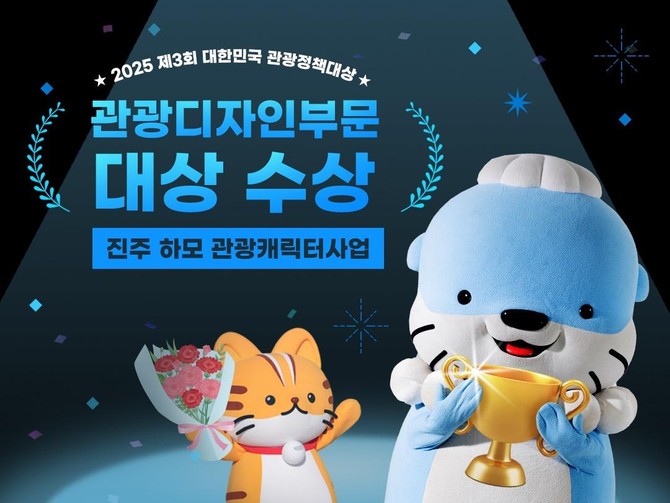 진주시 2025 대한민국 관광정책 하모 캐릭터 대상. ⓒ 진주시
