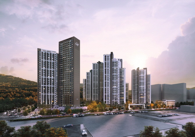 힐스테이트 회룡역파크뷰 투시도. © 현대건설