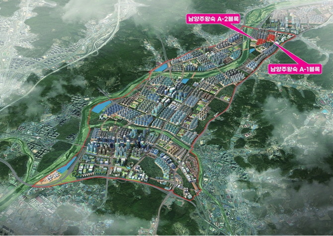 남양주왕숙지구 위치도. © LH
