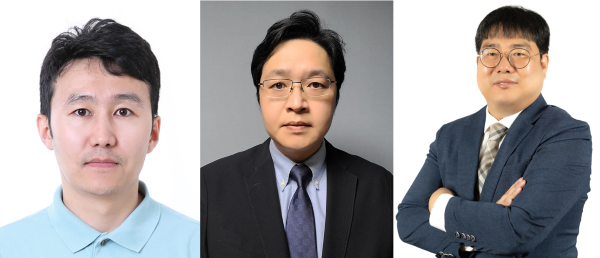 사진 왼쪽부터 뇌과학과 Janbolat Ashim 박사과정생, 핵심단백질자원센터 최성균 센터장, 뇌과학과 유우경 교수. ⓒ DGIST