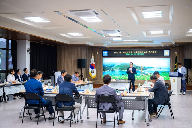 '전국 이·통장연합회 남해군지회' 8월 정기회의 개최. ⓒ 남해군