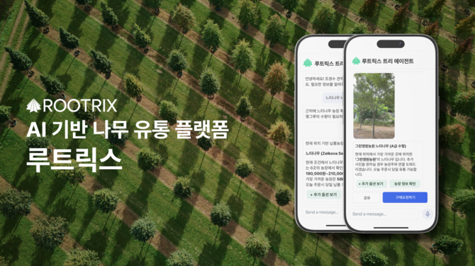루트릭스의 나무 유통 플랫폼 ⓒ 루트릭스