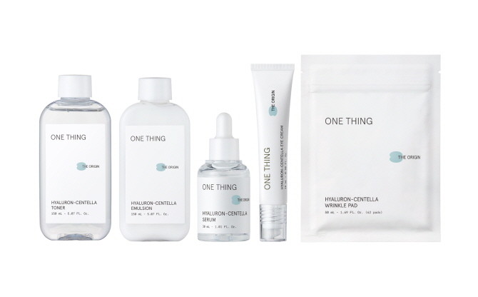 원씽이 이마트와 협업을 통해 '디오리진 히알루론 병풀 라인'을 출시했다. © 애경산업