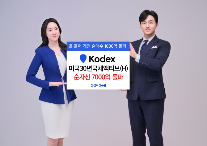 삼성자산운용의 KODEX 미국30년국채액티브(H) ETF가 순자산 7027억원을 기록했다. ⓒ 삼성자산운용