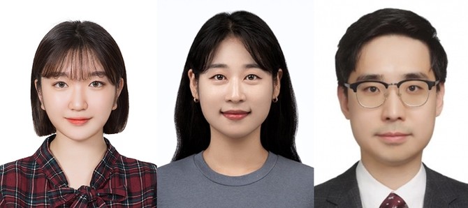 (왼쪽부터) 경희대 김소은 연구원, 우세린 연구교수, 연동건 교수. © 경희의료원