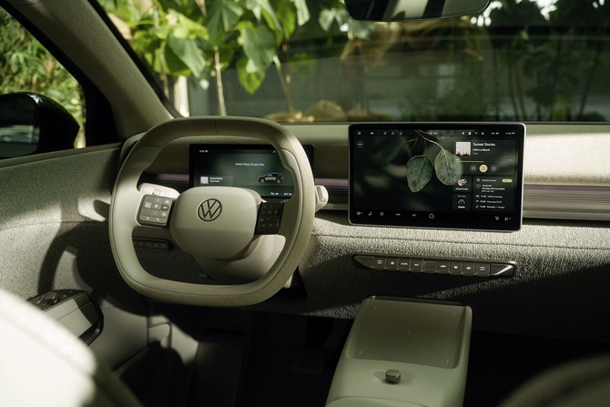 폭스바겐 콤팩트 전기 SUV ID.크로스 콘셉트 실내. ⓒ 폭스바겐코리아