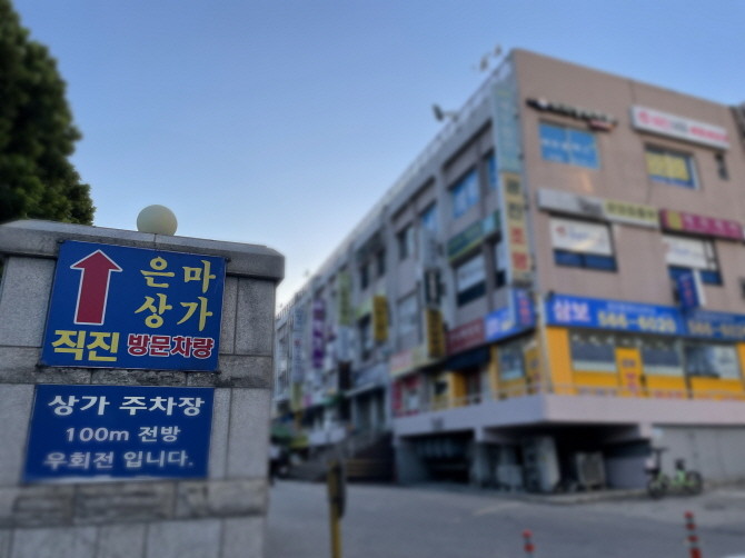은마상가 전경. = 박선린 기자