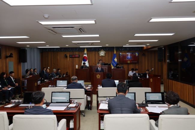 울진군의회는 12일 제286회 임시회를 개회했다. ⓒ 울진군의회