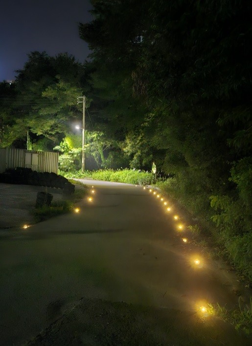 통영시가 범죄예방 환경설계 기법(CPTED:Crime Prevention Through Environmental Design)을 적용해 범죄예방 안심골목길 조성사업을 완료한 죽림양지길 62번지 일원. ⓒ 통영시