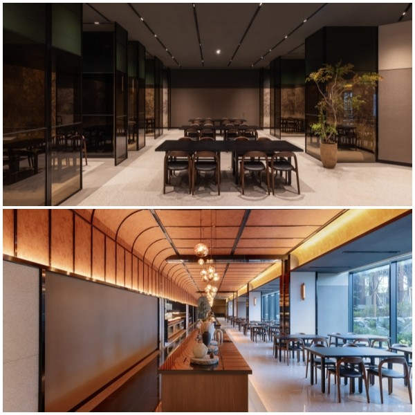 소노캄 경주 소담(사진 위)과 뷔페 레스토랑 담음. © 소노인터내셔널