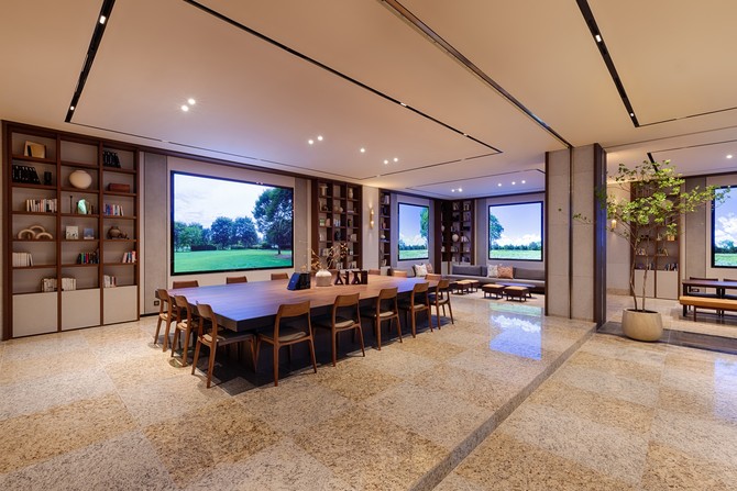 소노캄 경주 북카페 '서재'. © 소노인터내셔널