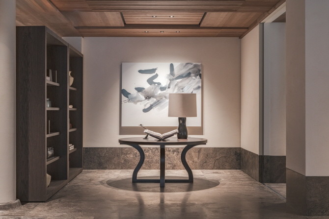 카펠라 레지던스 서울 클럽 라이브러리. © 카펠라