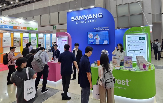 'HI Japan 2025'에 참가한 삼양사 부스 모습. ⓒ 삼양사