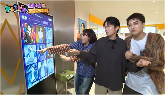 내스타일 AI 키오스크는 일본 TBS 방송에서 기술력을 칭찬하며 직접 소개되기도 했다. ⓒ 내스타일