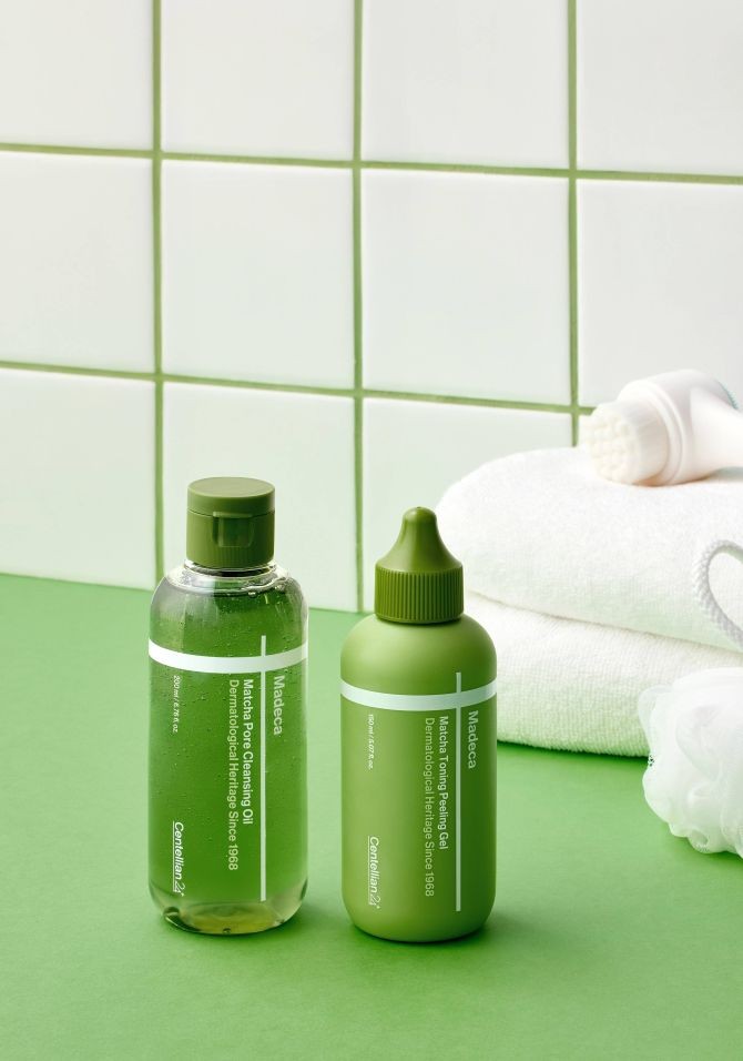 동국제약은 더마코스메틱 브랜드 센텔리안24의 신제품 '마데카 말차 클렌징' 라인 2종을 출시했다. © 동국제약