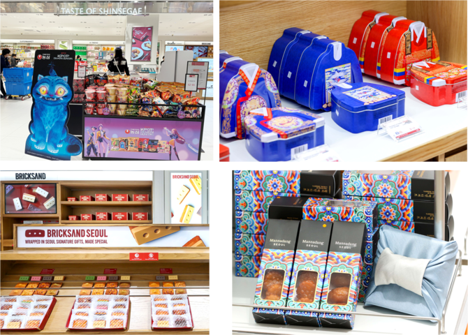 다양한 브랜드로 테이스트 오브 신세계가 꾸며져 있다. = 이인영 기자