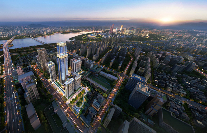 영등포 유원제일2차 재건축 '파로 써밋 49' 조감도. Ⓒ 대우건설