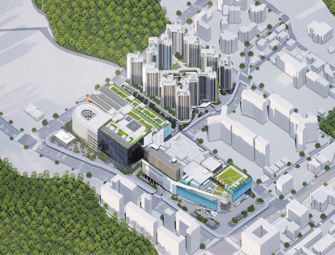 서부트럭터미널 도시첨단물류단지 사업 조감도. © 서울시