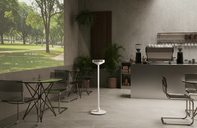 LG 무드메이트는 빔프로젝터, 인테리어 조명, 블루투스 스피커 역할을 모두 수행하는 신개념 프로젝터다. ⓒ LG전자