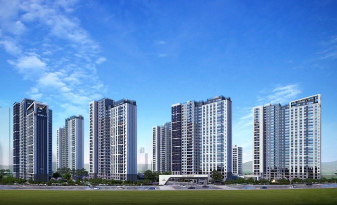 새로운 주거 중심지로 떠오르는 김포시 풍무동 일대에 선보인 '김포풍무 호반써밋'. Ⓒ 호반건설