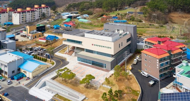 태안군 원북면 행정복지센터 전경. ⓒ 태안군