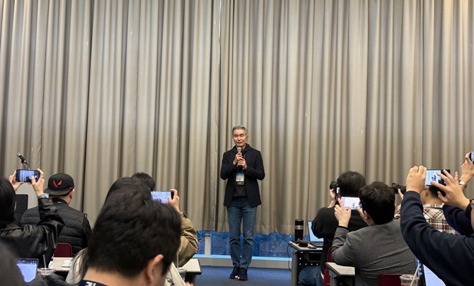 장 대표는 토큰의 모든 거래를 자체 개발한 '아라'에 넣어 플랫폼을 고도화해 나갈 계획이다. = 김경태 기자