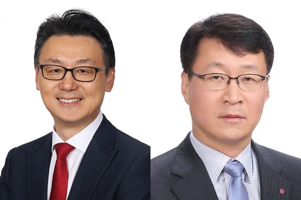 LG전자 신임 사장으로 승진한 은석현 VS사업본부장(왼쪽)과 이재성 ES사업본부장(오른쪽). ⓒ LG전자