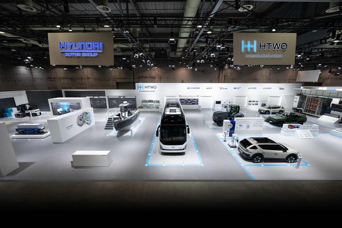 '월드 하이드로젠 엑스포 2025' 현대차그룹 부스 전경. ⓒ 현대자동차그룹