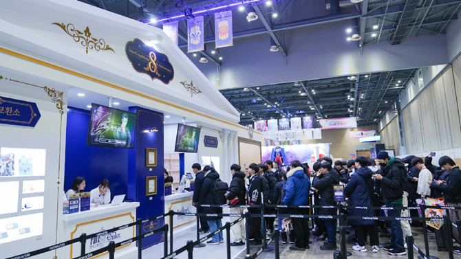 넷마블이 AGF 현장에서 게임의 매력을 오프라인으로 확장한 다양한 콘텐츠를 제공한다. ⓒ 넷마블