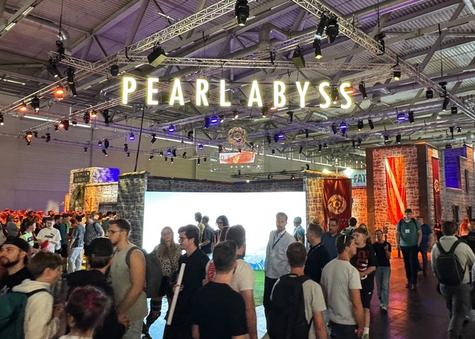 '게임스컴' 내 '붉은사막' 부스. ⓒ 펄어비스