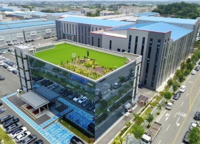 충남 아산시 코윈테크 사업장 전경. ⓒ 코윈테크
