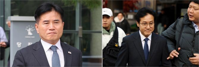 이병진 더불어민주당(왼쪽) 의원과 신영대 더불어민주당 의원. © 연합뉴스