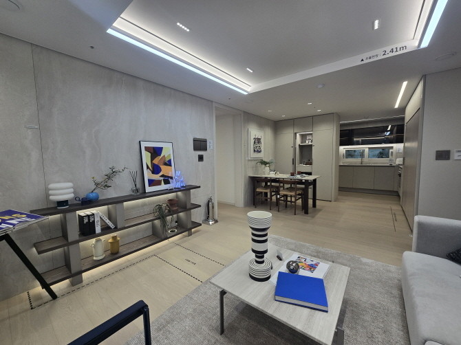 드파인 연희 전용 59㎡A 유니트. = 전훈식 기자