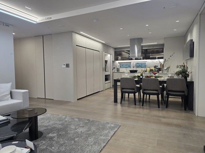 드파인 연희 전용 84㎡B 유니트. = 전훈식 기자