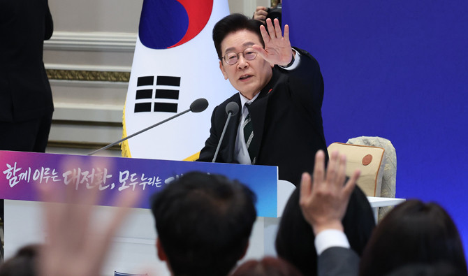 이 대통령은 '정교유착'과 관련해 "반란 행위와 같다"며 철저한 수사를 피력했다. ⓒ 연합뉴스