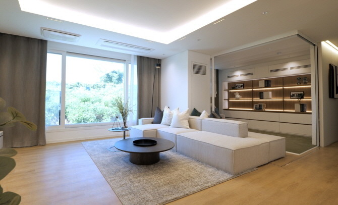 GS건설 PC목업(Mock-Up) 주택 세대 내부 사진. Ⓒ GS건설